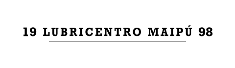 LUBRICENTRO MAIPÚ